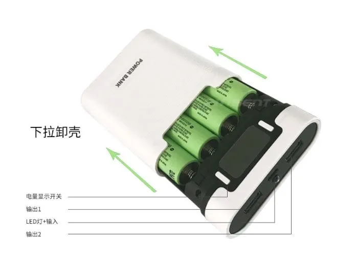 Pin Dự Phòng Tự Lắp Hiển Thị Phần Trăm Pin