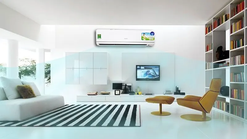 Các bước thiết lập hẹn giờ bằng remote máy lạnh Sanyo, hiển thị các nút CLOCK, TIMER ON, TIMER OFF và +/-