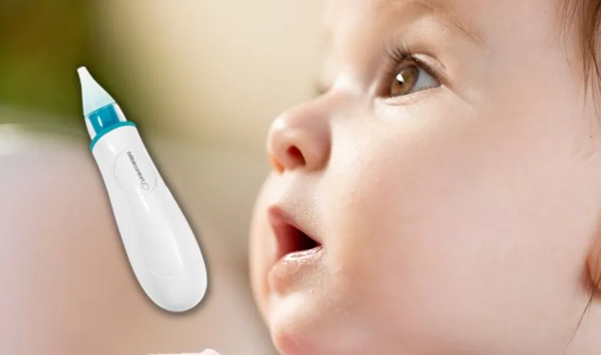 Các bộ phận của máy hút mũi điện tử Bebe Confort dễ dàng tháo lắp để vệ sinh