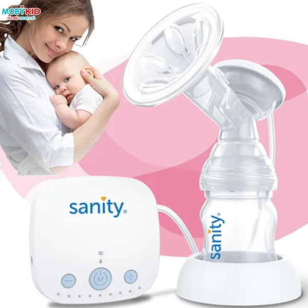 Máy hút sữa Sanity với thiết kế hiện đại và công nghệ Đức