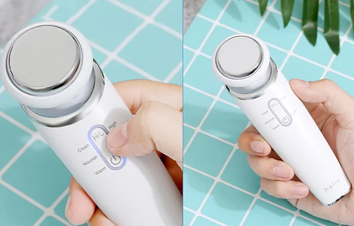 Máy massage mặt Halio Ion với công nghệ ion nâng cao hiệu quả làm sạch và đẩy tinh chất