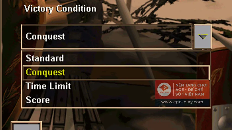 Điều Kiện Chiến Thắng (Victory Condition) Trong Game Đế Chế AoE