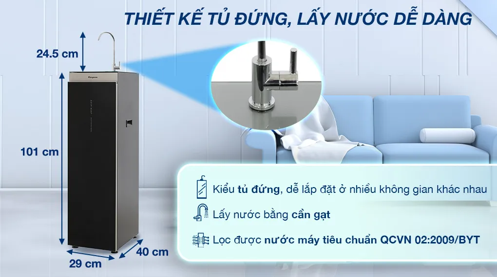 Máy lọc nước RO Kangaroo KG10A3 12 lõi