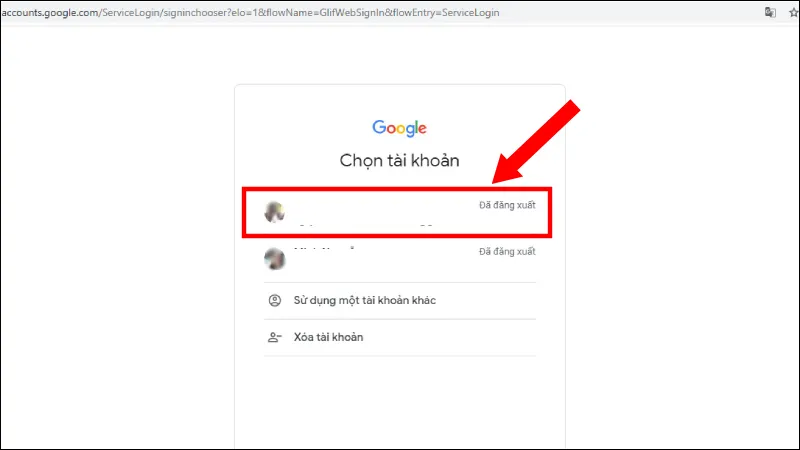 Đăng nhập Tài khoản Google