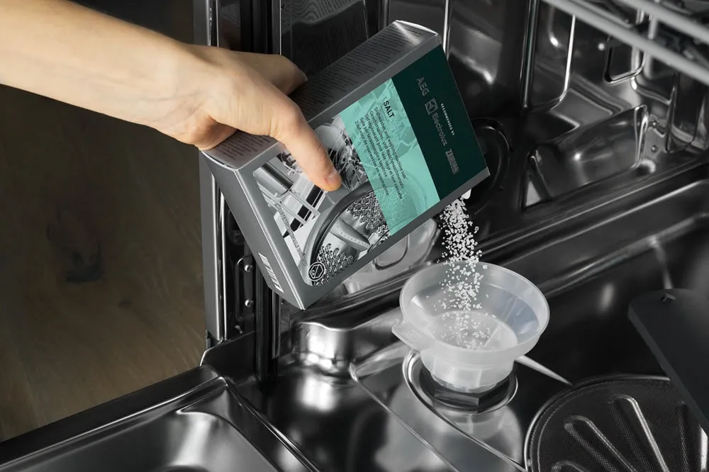 Bổ sung muối rửa và nước làm bóng