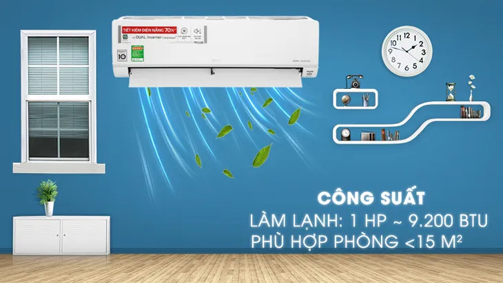 Bật máy lạnh khoảng 15 phút trước khi sử dụng
