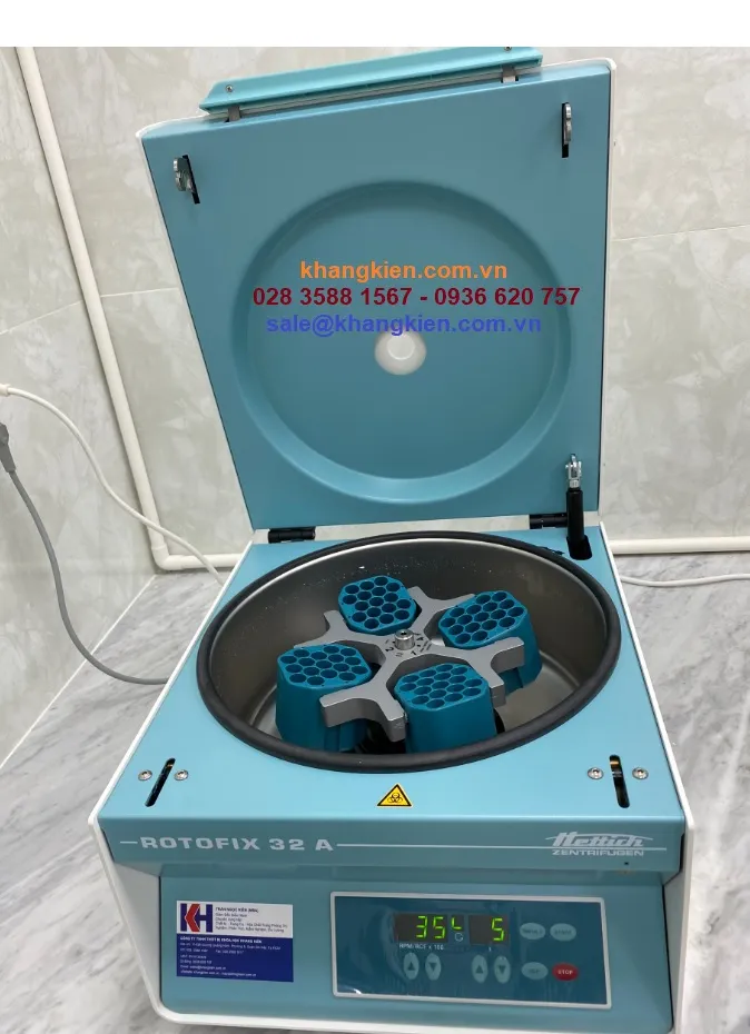 Sử dụng máy ly tâm