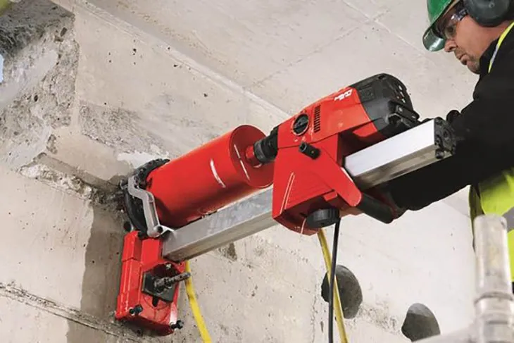 Máy khoan rút lõi bê tông Khoan lỗ lắp ống điều hòa