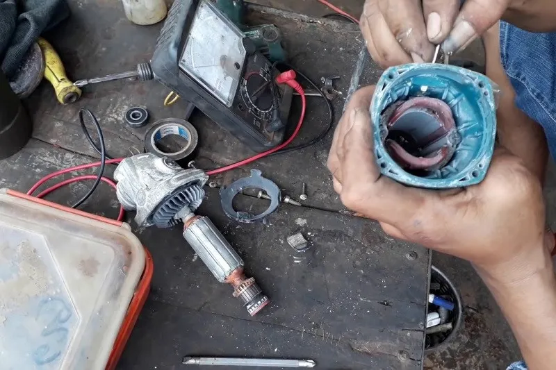 Thay công tắc máy mài cầm tay