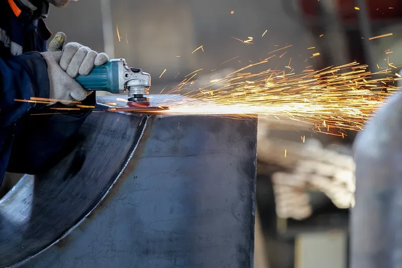 Máy mài góc hoạt động yếu