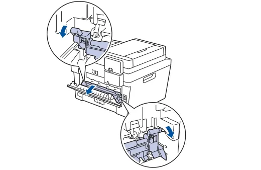 Nhả nắp bộ sấy mực máy in Brother 2701dw
