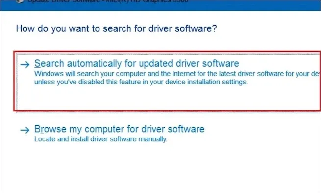 Cập nhật driver cho ổ SSD
