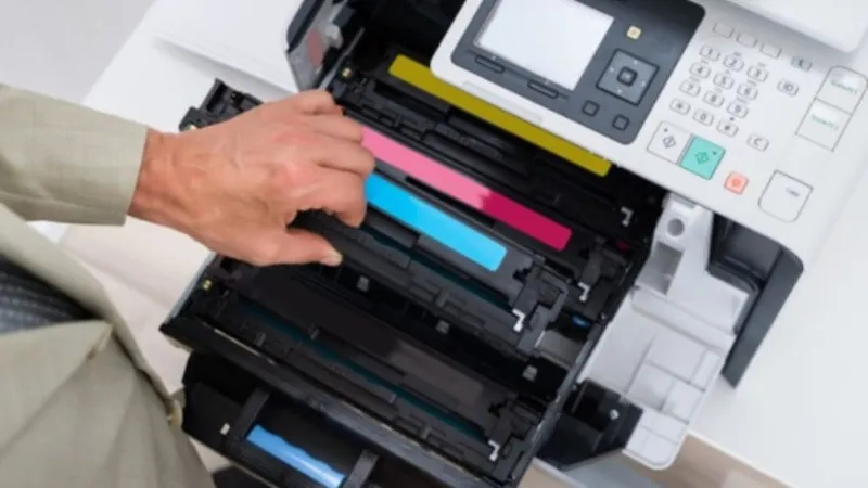 Lắp lại hộp mực