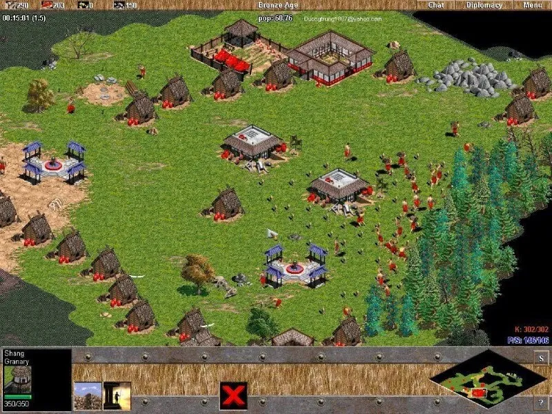 Xây dựng và quản lý ruộng hiệu quả trong cách chơi Đế Chế với máy tính