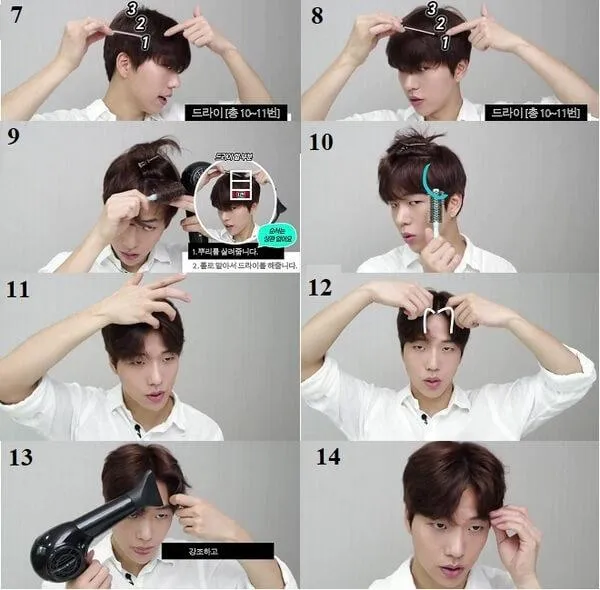 Nam giới với kiểu tóc ngắn vuốt ngược phong cách, thể hiện sự tự tin