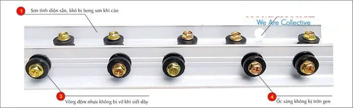 Lắp đặt thanh nhôm định hình lưới an toàn trên ban công