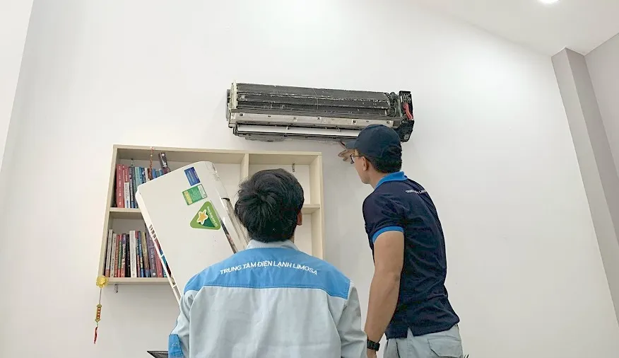 Quy trình tháo dỡ dàn lạnh máy lạnh Sharp