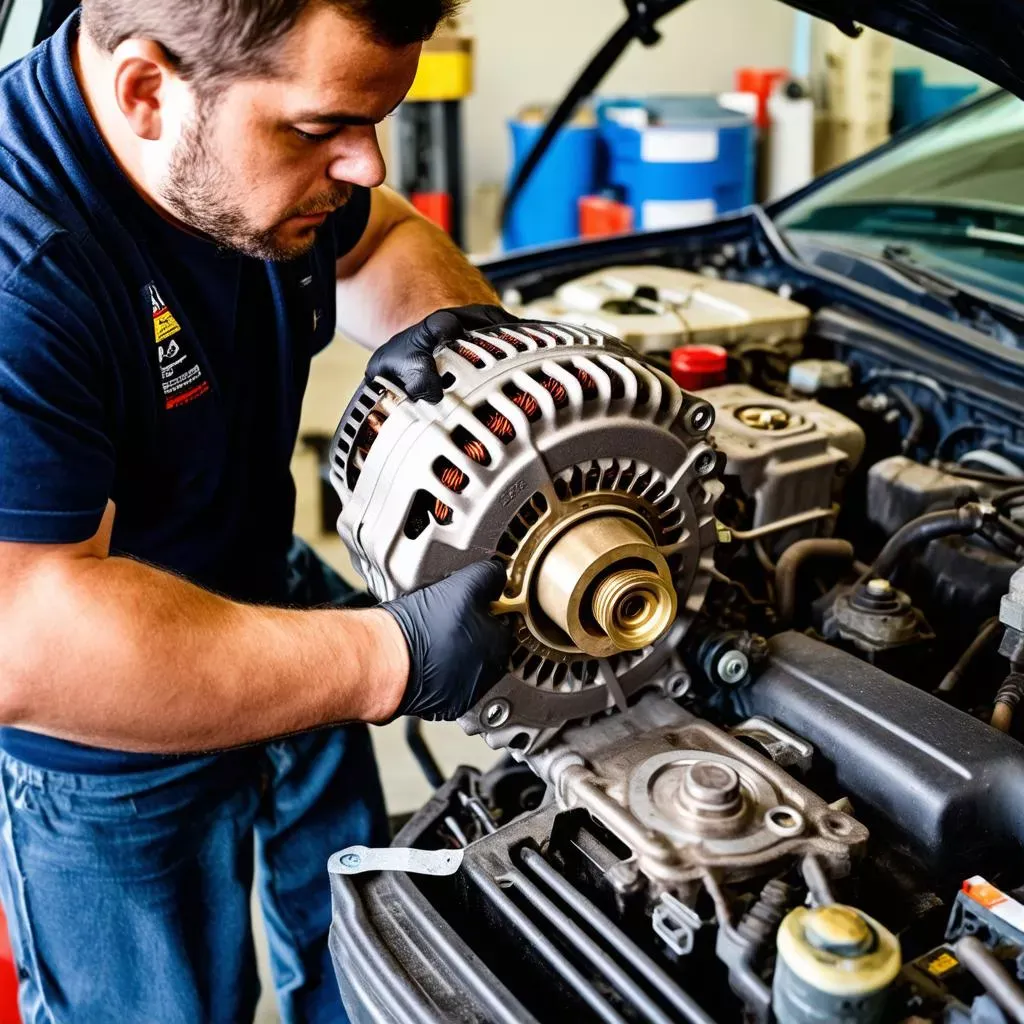 Quy trình tháo lắp máy phát điện trên ô tô chuyên nghiệp