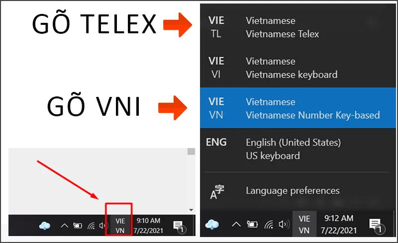 Chọn kiểu gõ phù hợp với bản thân