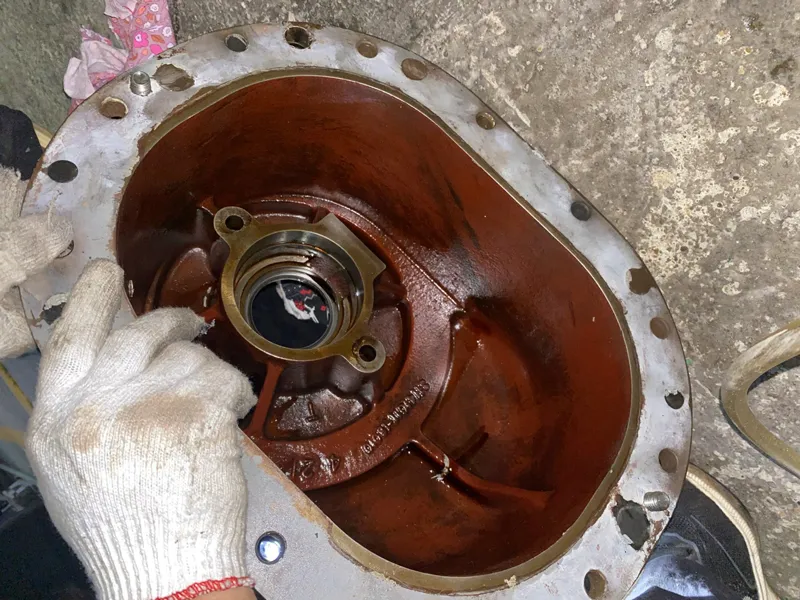 Thay phớt cho máy nén khí trục vít Hanshin 75kw tại Bắc Giang