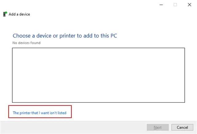 Chọn tùy chọn thủ công để cài driver máy photocopy Toshiba 723