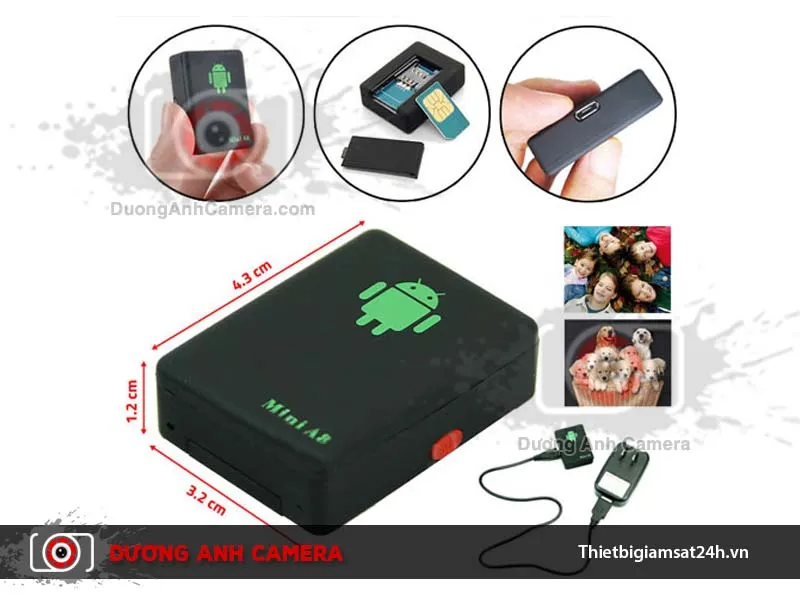 Máy nghe lén mini A8 trong lòng bàn tay