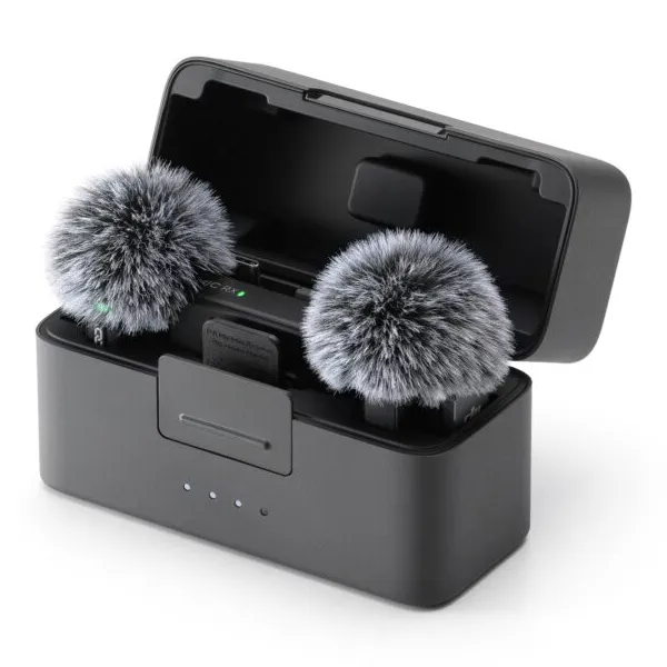 Thiết bị thu âm DJI Mic Mini (2TX + 1RX + Hộp sạc) hỗ trợ mở micro trên máy tính Win 7 và các thiết bị khác