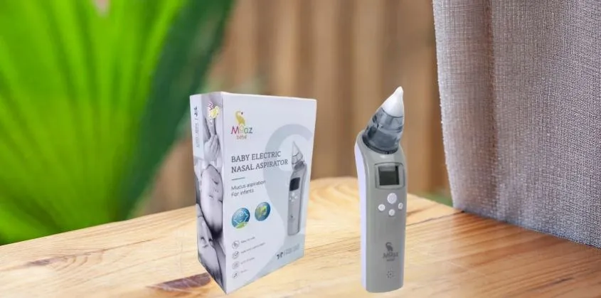 Máy hút mũi điện Moaz BéBé MB-010 hiện đại hỗ trợ cách sử dụng máy hút mũi cho trẻ sơ sinh an toàn và hiệu quả hơn.