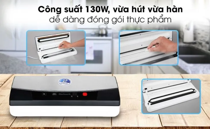 Máy ép chân không gọn nhẹ, tiện lợi giúp bảo quản thực phẩm, tối ưu cách sử dụng máy ép chân không