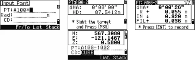 tìm điểm trên thực địa với máy toàn đạc Nikon DTM 322