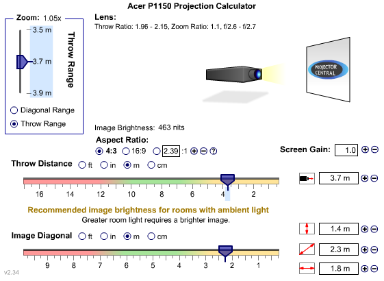 khoảng Cách Lắp Đặt Máy Chiếu Chuẩn Xác Cho Mọi Không Gian