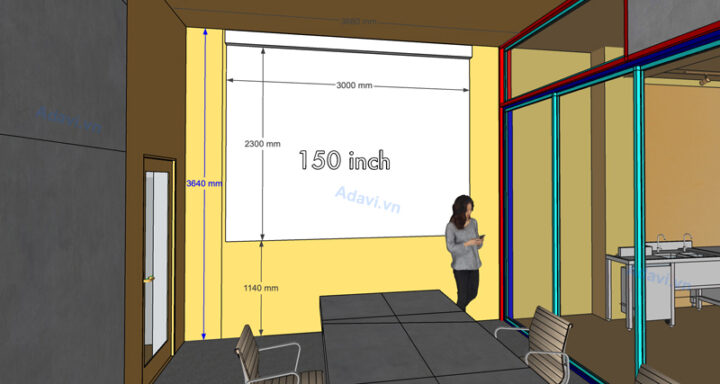 khoảng Cách Lắp Đặt Máy Chiếu Chuẩn Xác Cho Mọi Không Gian