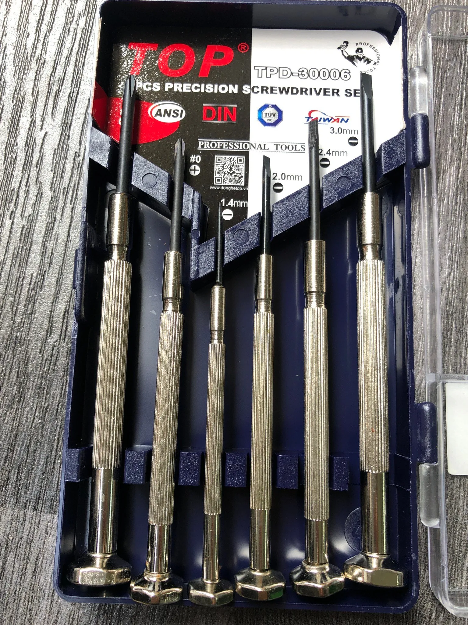 Bộ Tua Vít Sửa Đồng Hồ, Laptop 6 Cây TPD-30006