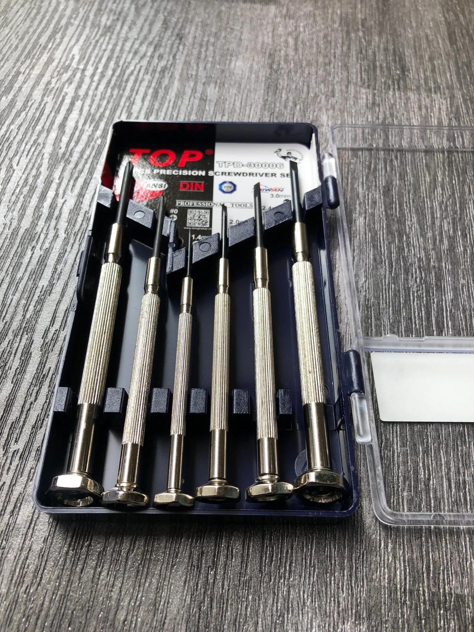 Bộ Tua Vít Sửa Đồng Hồ, Laptop 6 Cây TPD-30006