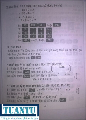 Hướng Dẫn Chi Tiết Cách Sử Dụng Máy Tính Casio JS 120L Hiệu Quả