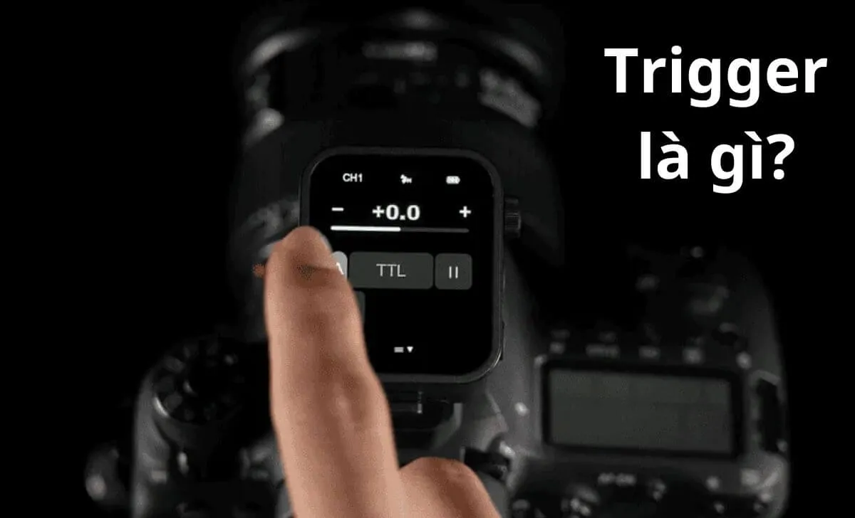 Trigger máy ảnh kết nối không dây giúp điều khiển đèn flash chính xác