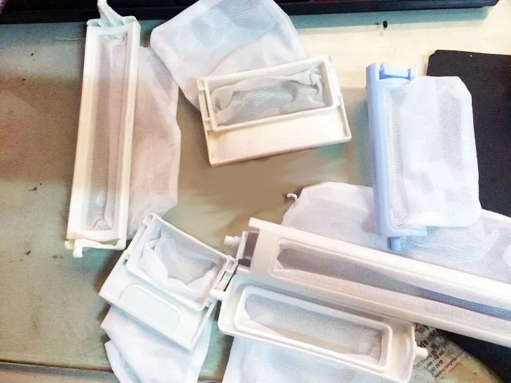 Túi lọc máy giặt thu giữ sợi vải và tóc thừa, nâng cao hiệu quả giặt sạch