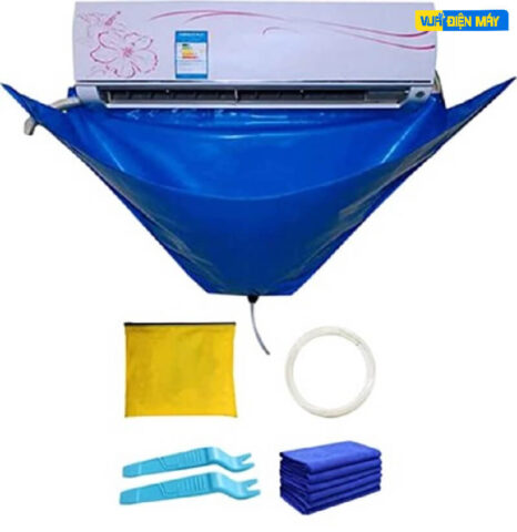 Túi vệ sinh máy lạnh chuyên dụng giúp việc vệ sinh máy lạnh tại nhà trở nên dễ dàng