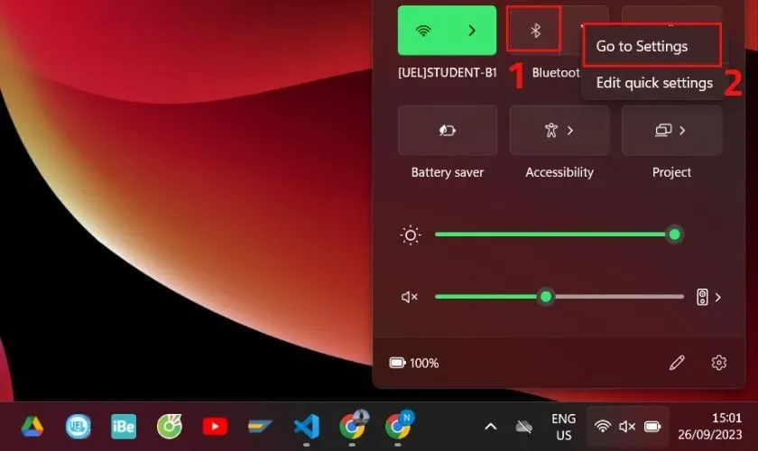 Bật lại kết nối tai nghe trên Win 11 khi máy tính không nhận tai nghe