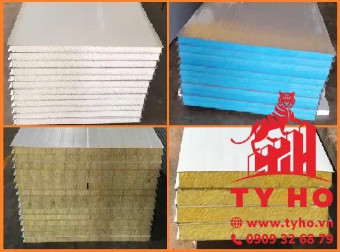 Các loại tấm Panel cách nhiệt phổ biến, bao gồm Panel XPS, được sử dụng trong xây dựng