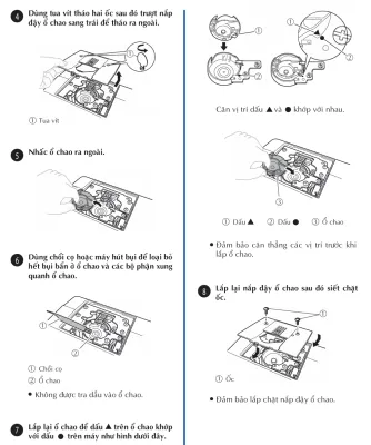 Bảo dưỡng và vệ sinh máy may Brother định kỳ để tăng tuổi thọ