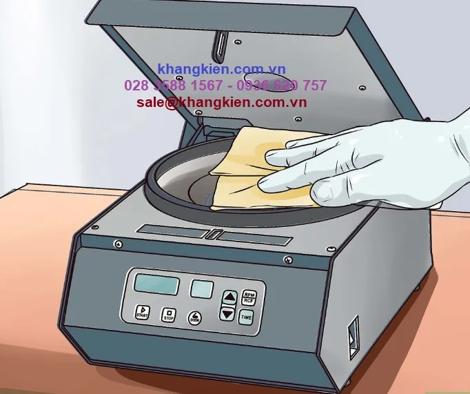 Vệ sinh máy ly tâm