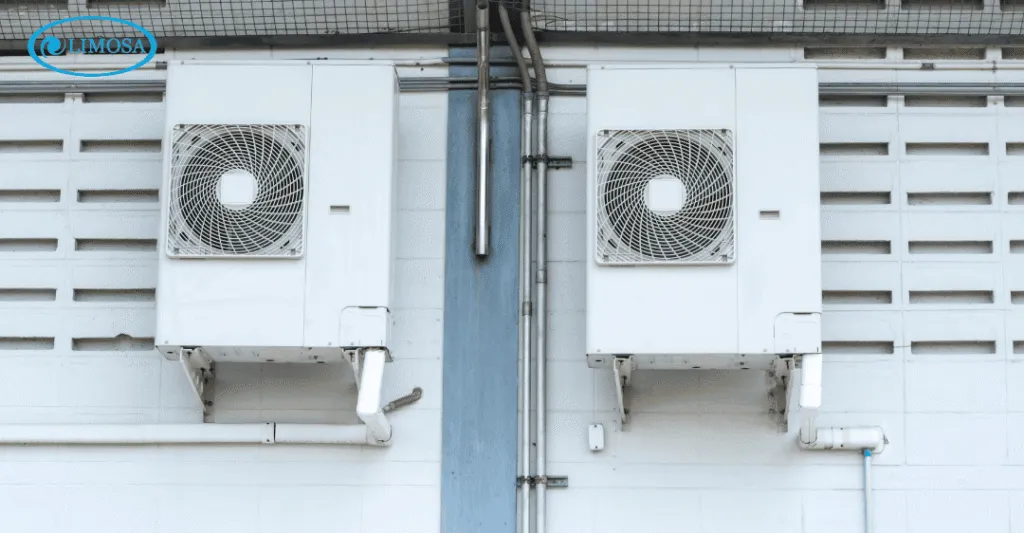 Vị trí lắp đặt dàn nóng máy lạnh Sharp bên ngoài