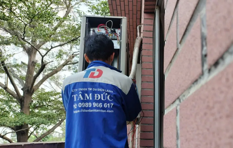 Vị trí lắp đặt dàn nóng máy lạnh