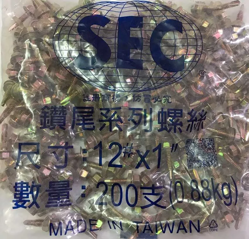 Vít bắn tôn SEC với đầu khoan sắc bén