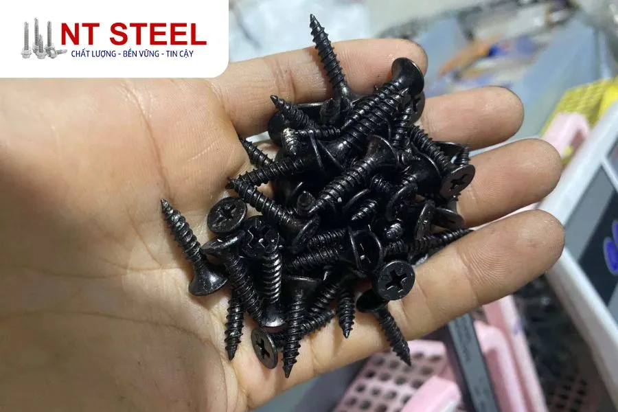 Các loại vít đen bắn thạch cao với kích thước đa dạng và yếu tố ảnh hưởng giá