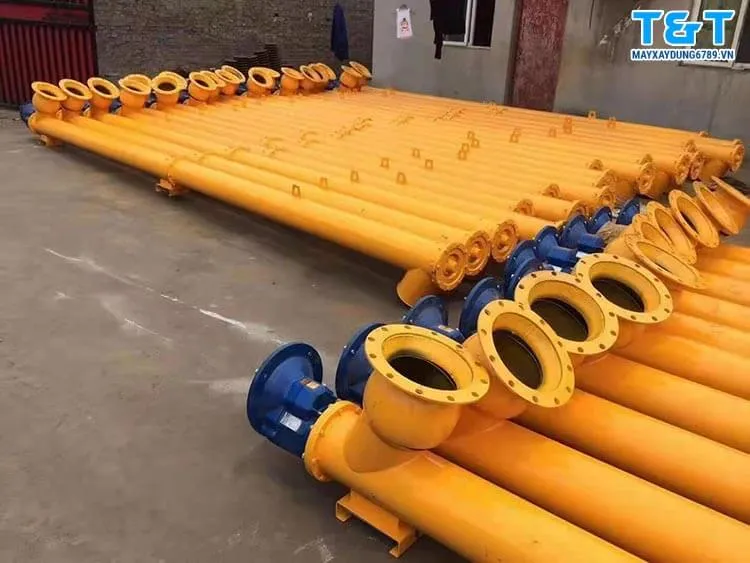 Vít tải WAM chất lượng cao trong hệ thống vận chuyển vật liệu rời