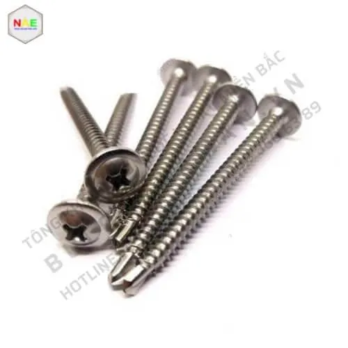 Vít tự khoan đầu dù Inox 304