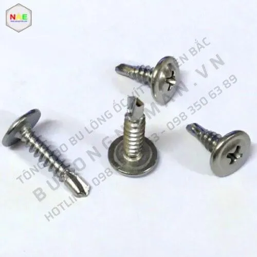 Vít tự khoan đầu dù Inox 316