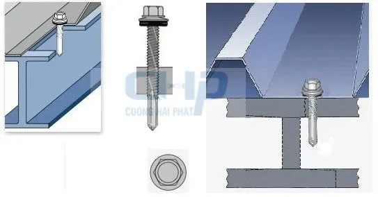 Ứng dụng rộng rãi của vít bắn tôn Đài Loan trong xây dựng